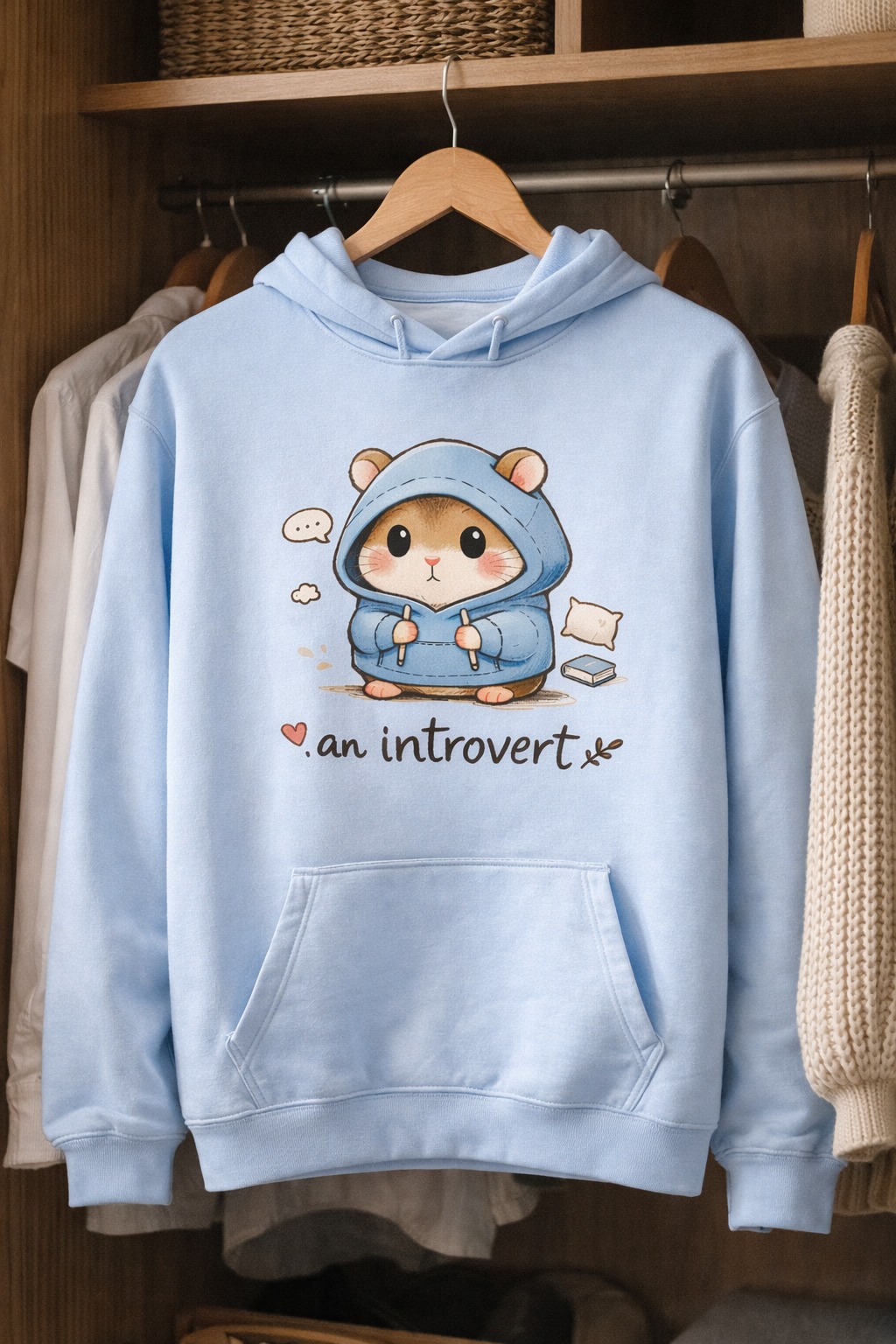 cozy introvert hamster hoodie cozy introvert hamster hoodie