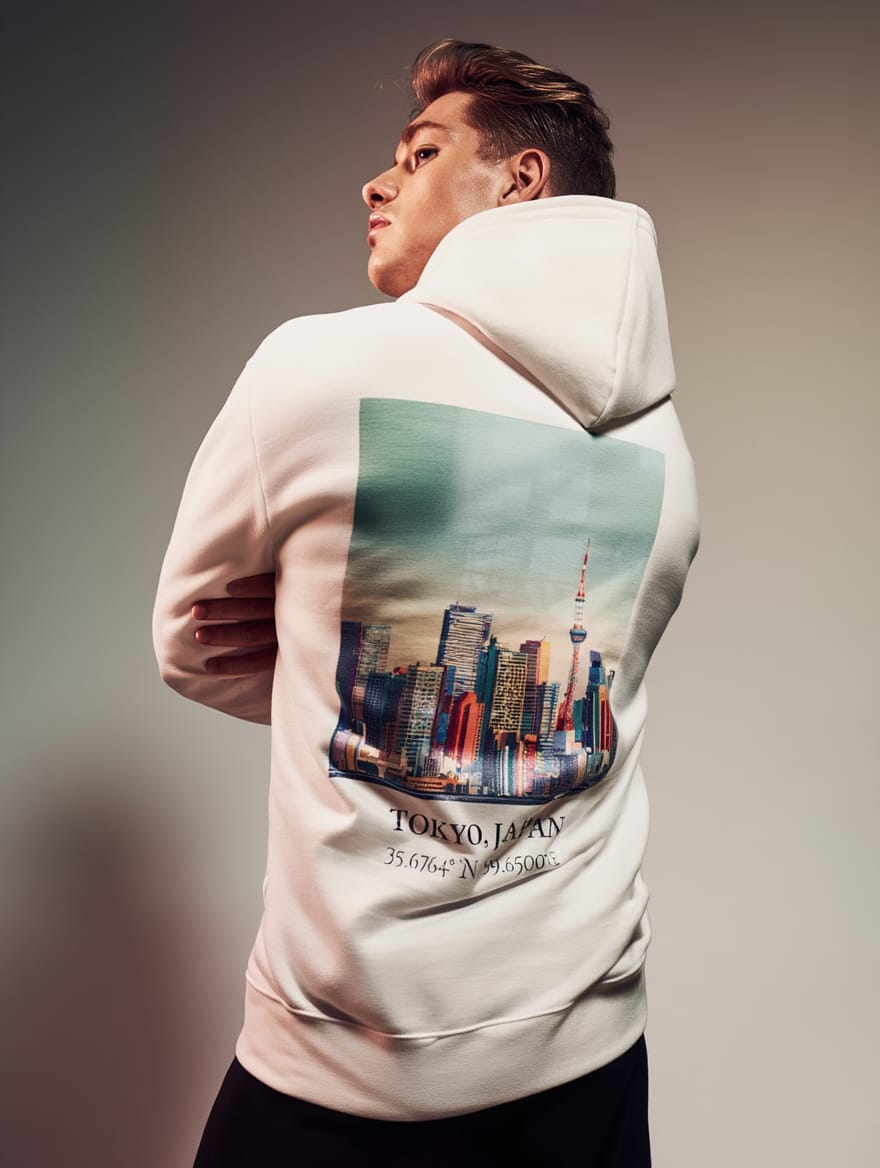 the "tokyo meridian" signature hoodie the "tokyo meridian" signature hoodie