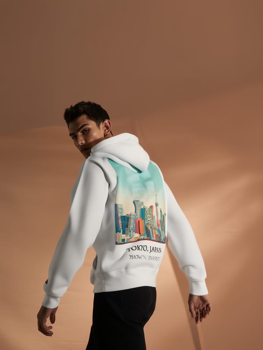 the "tokyo meridian" signature hoodie the "tokyo meridian" signature hoodie