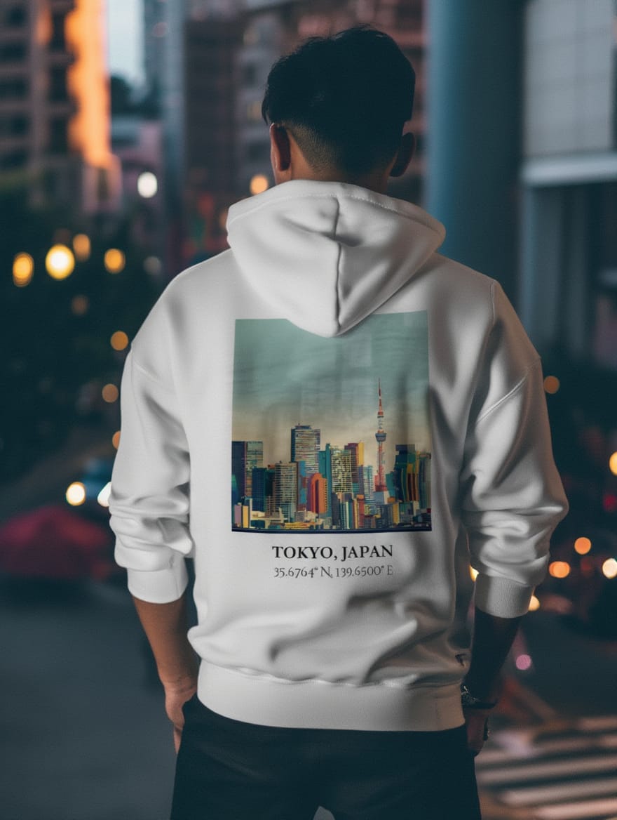 the "tokyo meridian" signature hoodie the "tokyo meridian" signature hoodie
