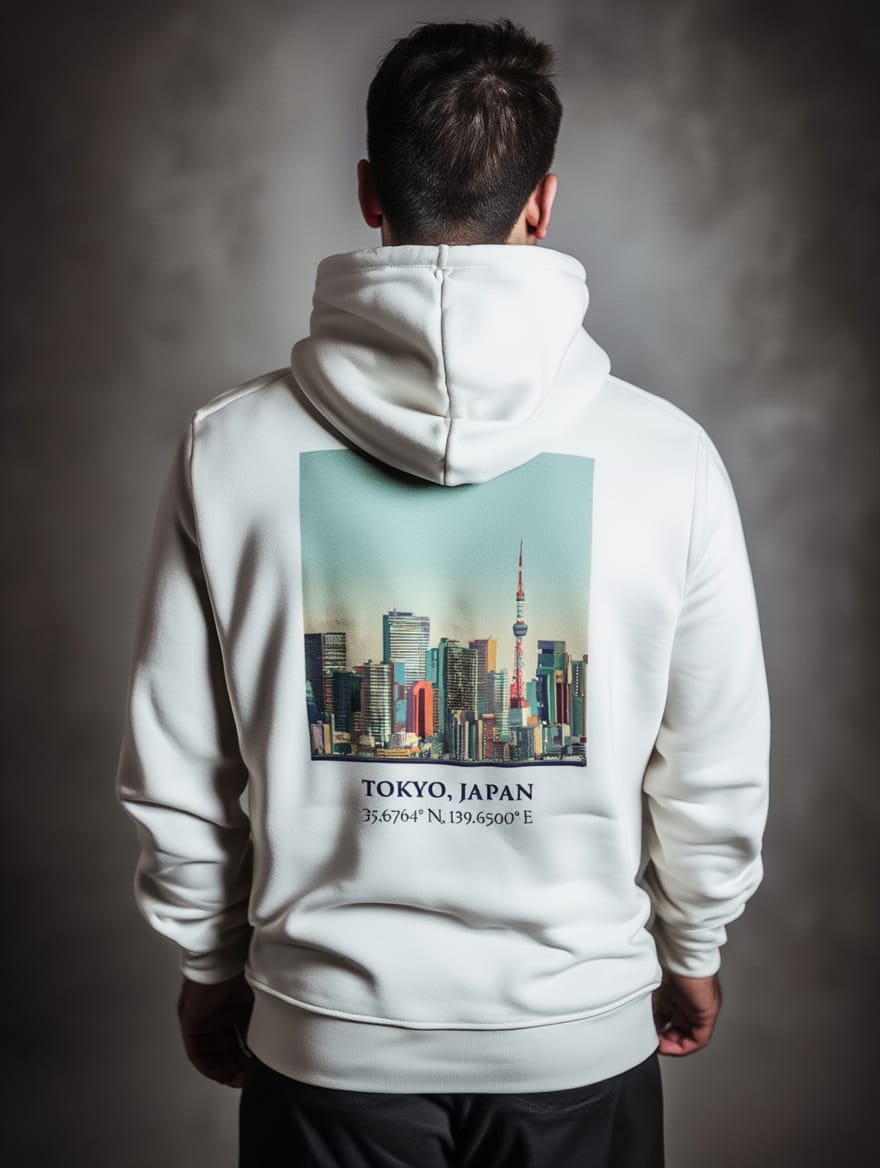 the "tokyo meridian" signature hoodie the "tokyo meridian" signature hoodie